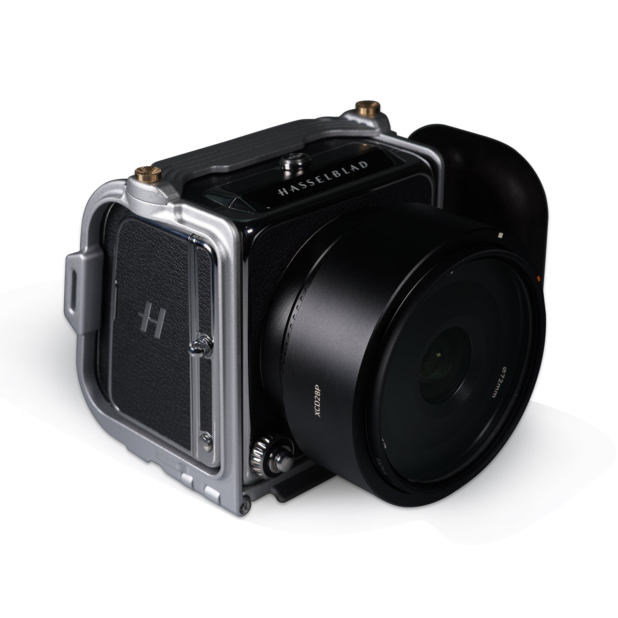 Lanhorse Camera Cage Compatible for Hasselblad 907x, Quick-Release CFV Digital Back, Optional Rosewood Hand Grip.
