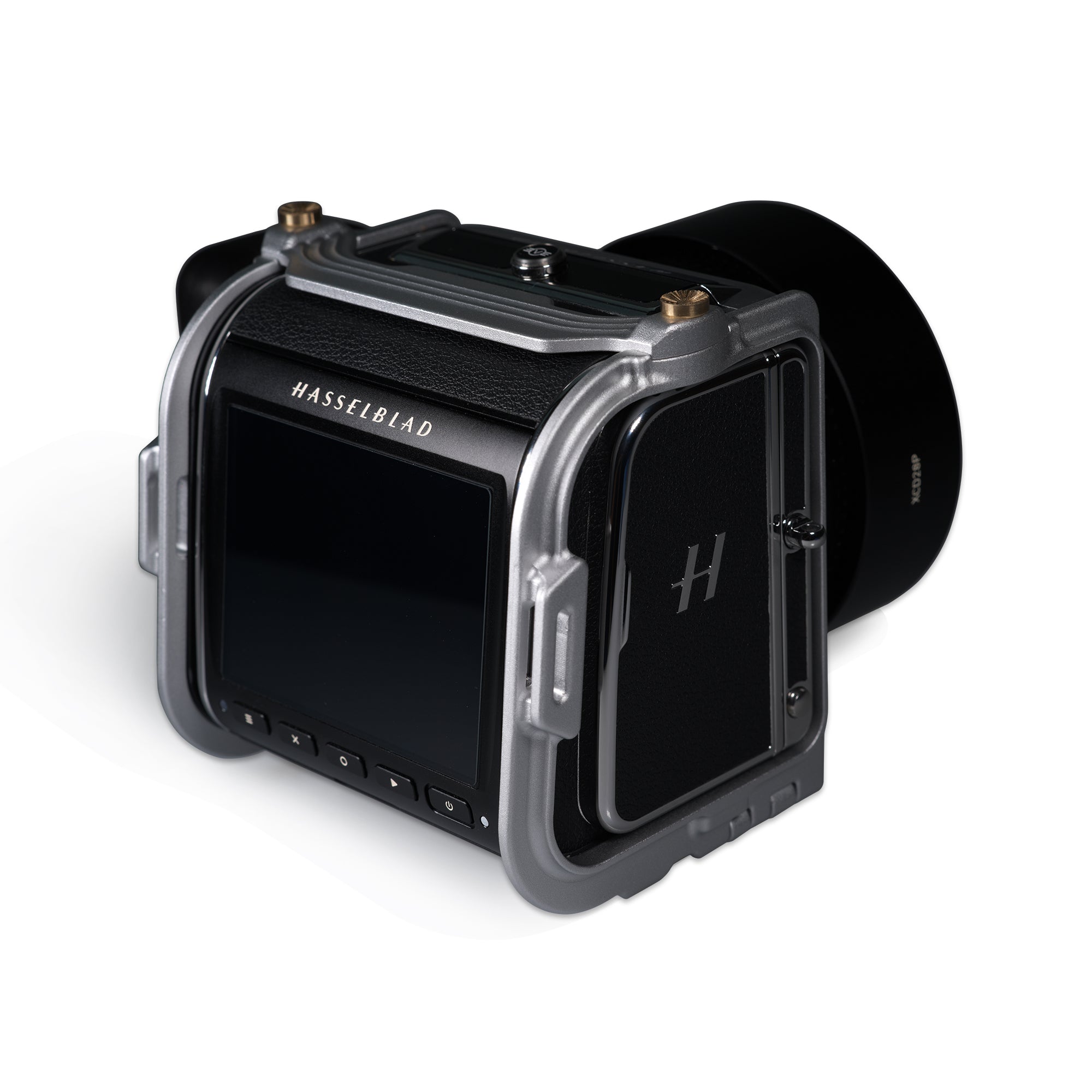 Lanhorse Camera Cage Compatible for Hasselblad 907x, Quick-Release CFV Digital Back, Optional Rosewood Hand Grip.