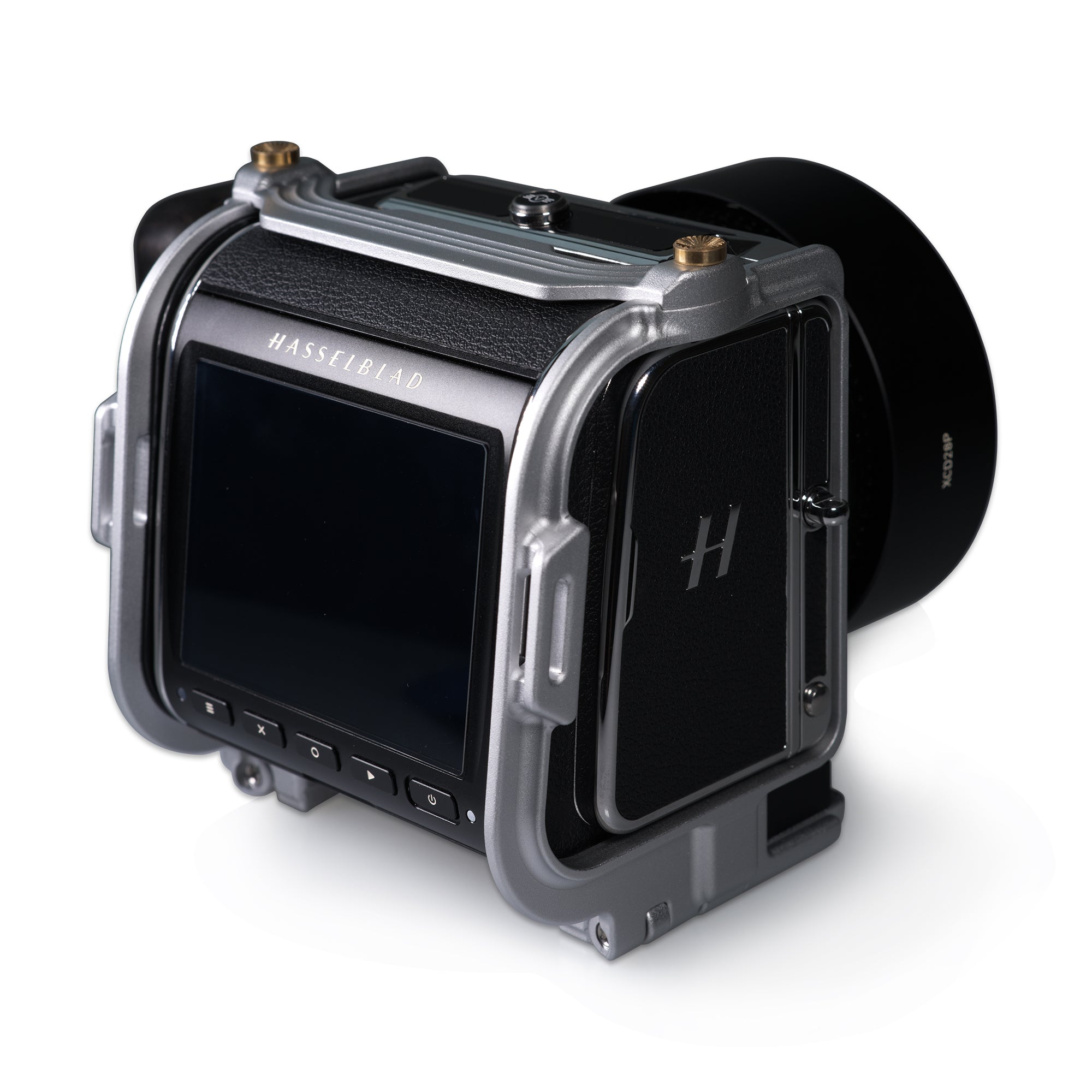 Lanhorse Camera Cage Compatible for Hasselblad 907x and Control Grip, Quick-Release CFV Digital Back, Optional Rosewood Hand Grip.