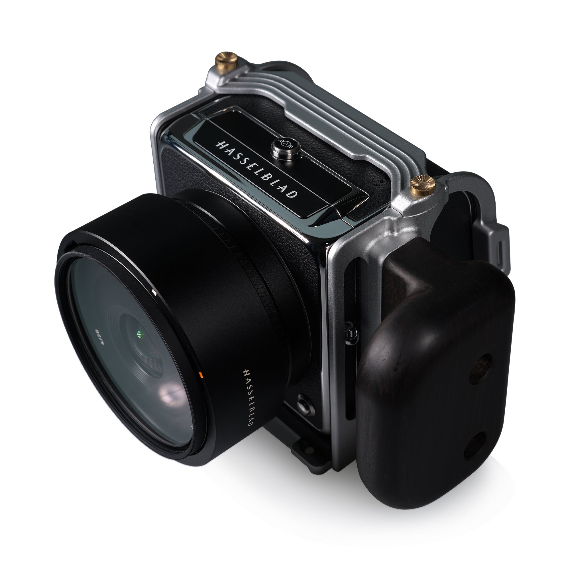 Lanhorse Camera Cage Compatible for Hasselblad 907x and Control Grip, Quick-Release CFV Digital Back, Optional Rosewood Hand Grip.