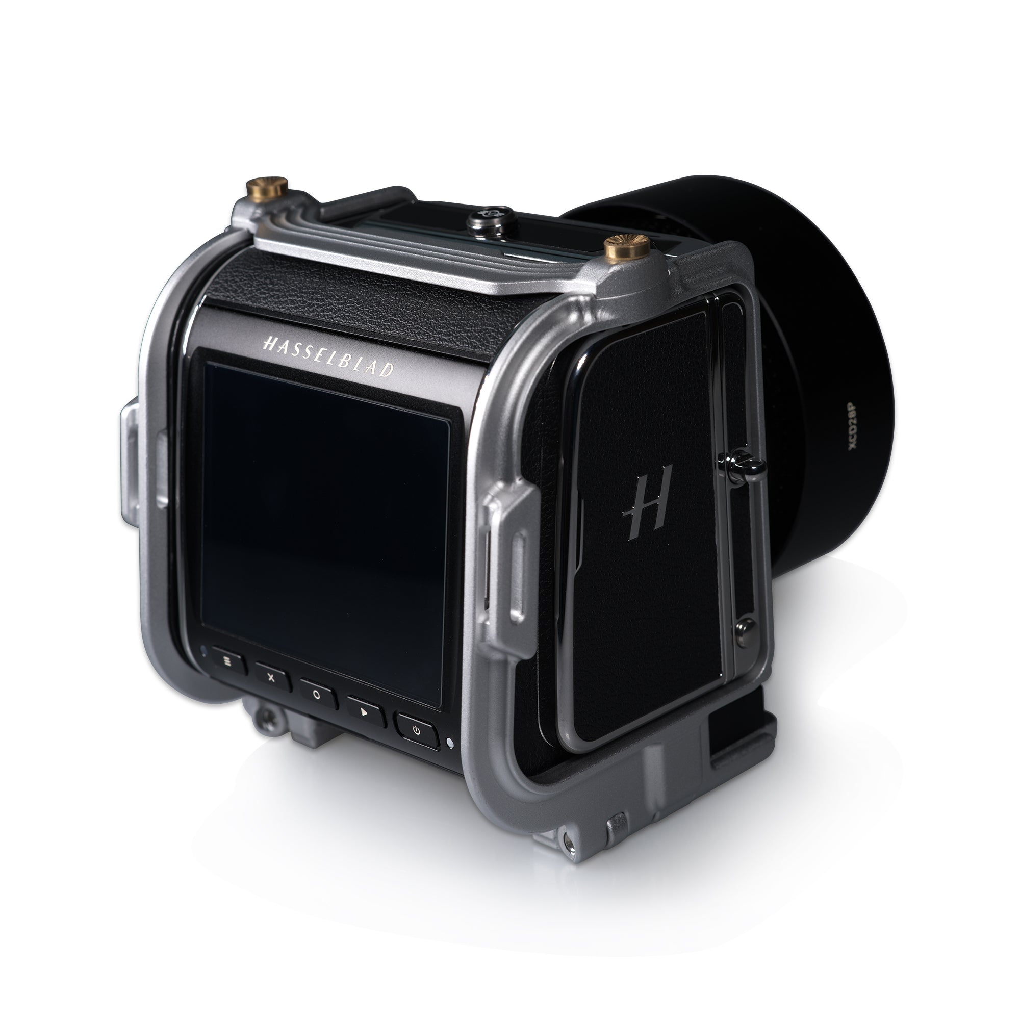 Lanhorse Camera Cage for Hasselblad 907x and Control Grip, Quick-Release CFV Digital Back, Optional Lens Protection Frame.