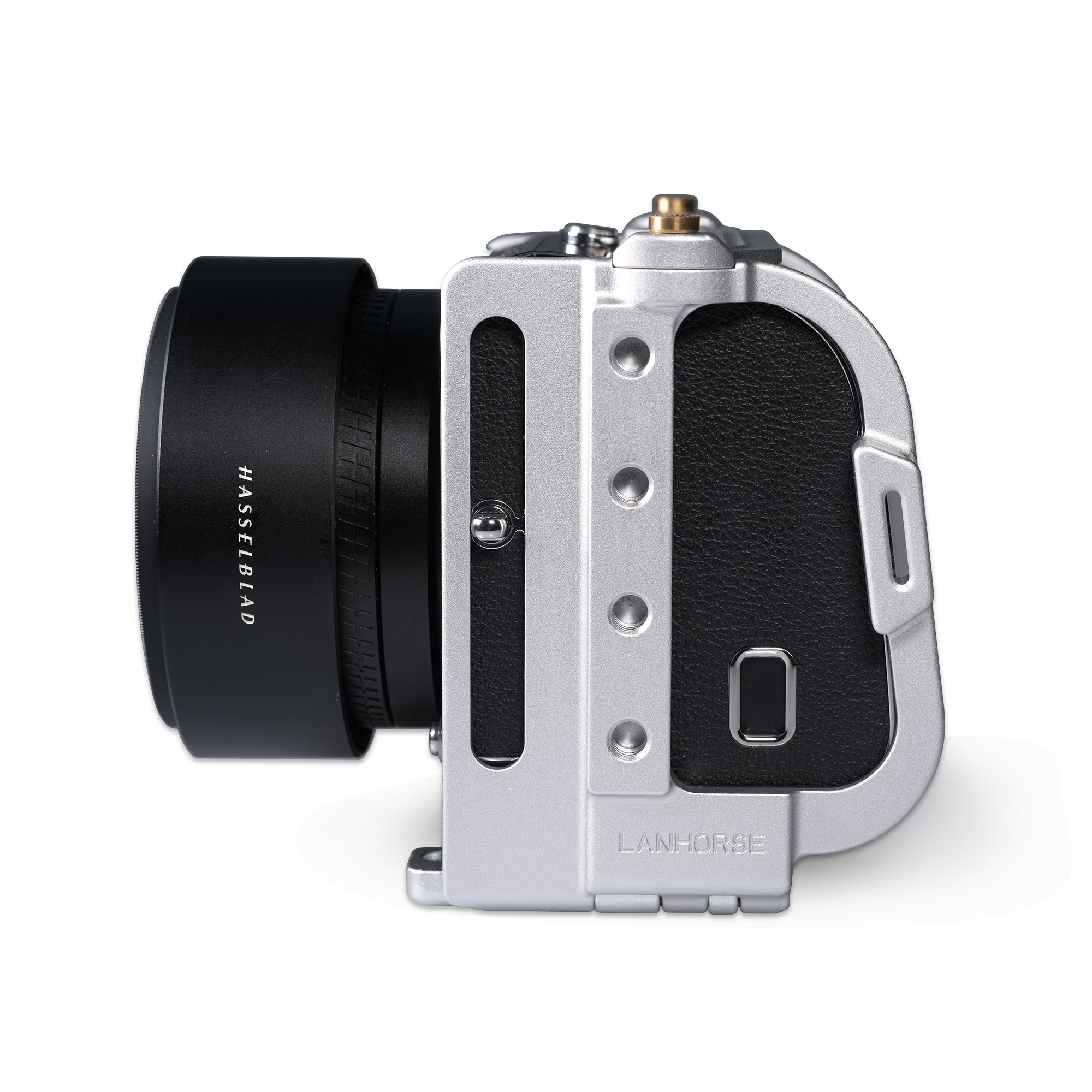 Lanhorse Camera Cage for Hasselblad 907x and Control Grip, Quick-Release CFV Digital Back, Optional Lens Protection Frame.