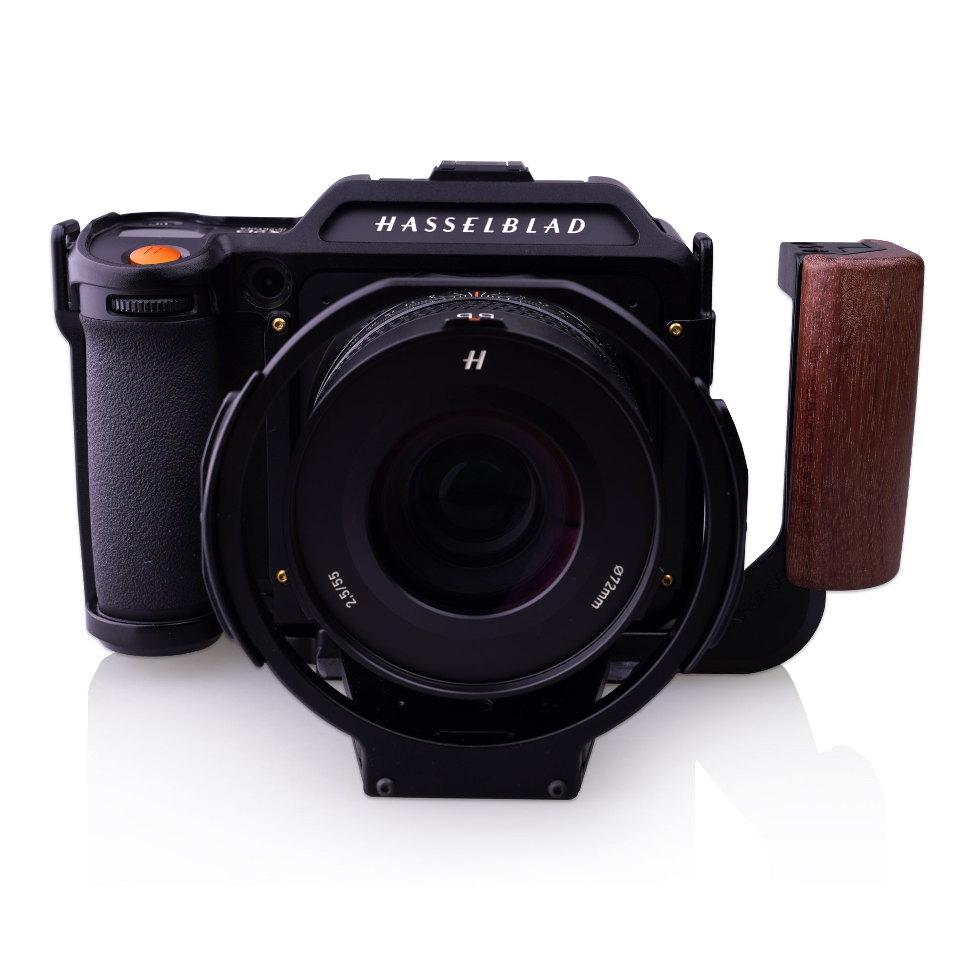 Lanhorse Modular Cage and Handgrip for Hasselblad X2D 100C, Lens Protector Frame Options.