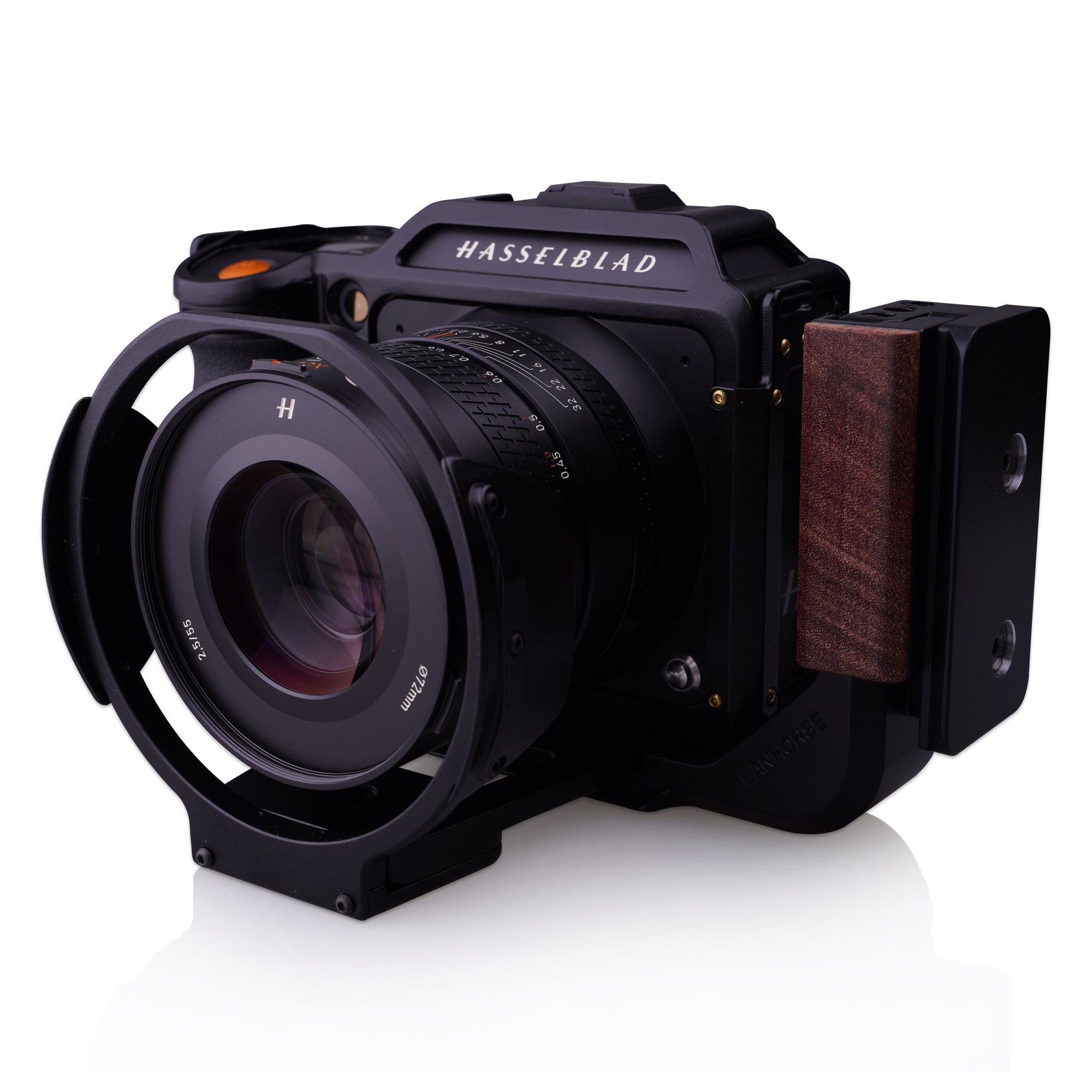 Lanhorse Modular Cage and Portrait Quick-lease for Hasselblad X2D 100C, Lens Protector Frame Options.