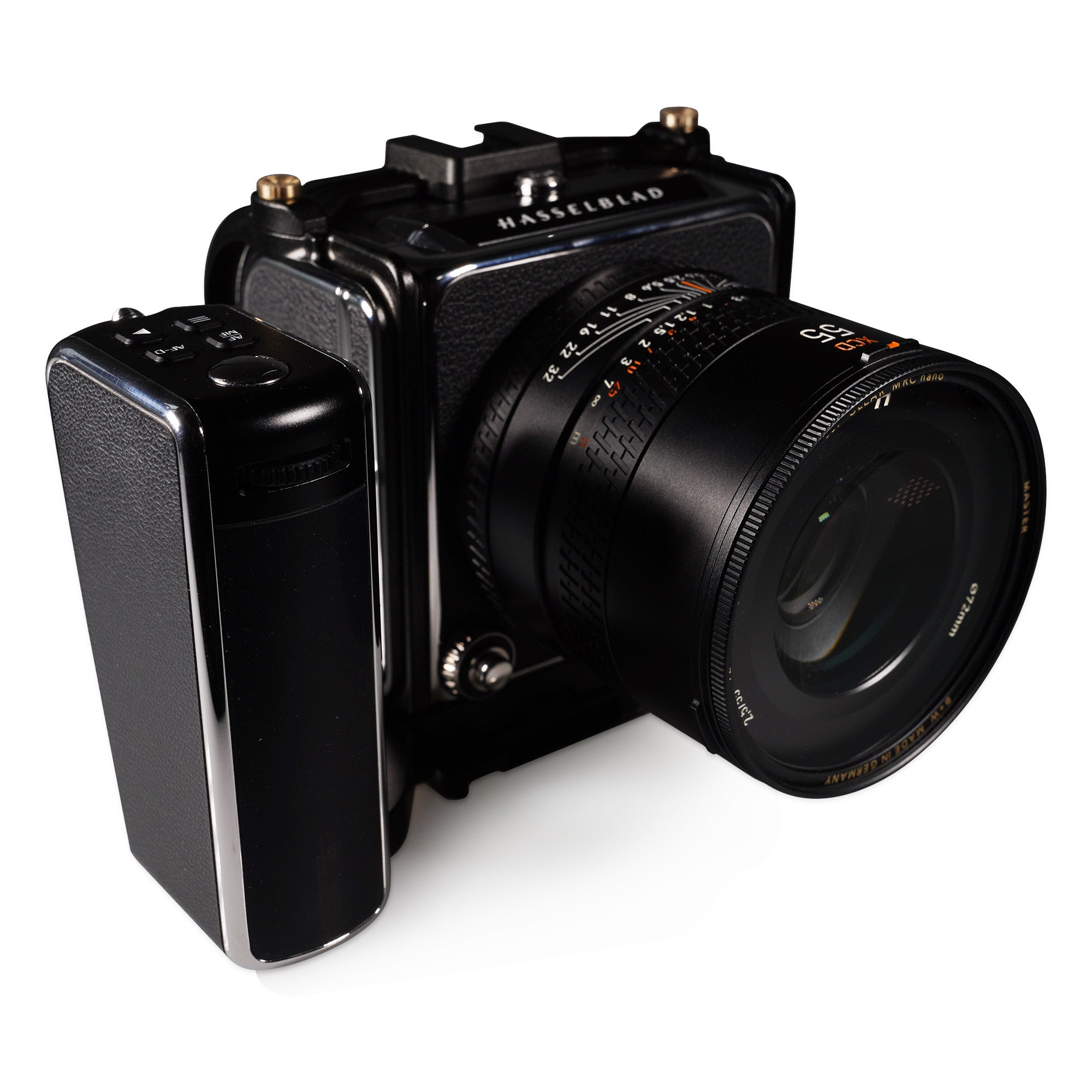 Lanhorse Camera Cage for Hasselblad 907x and Control Grip, Quick-Release CFV Digital Back, Optional Lens Protection Frame.