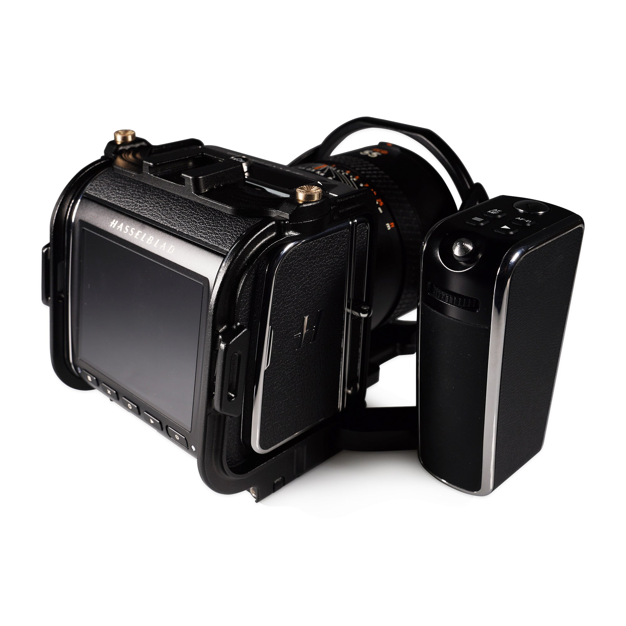 Lanhorse Camera Cage for Hasselblad 907x and Control Grip, Quick-Release CFV Digital Back, Optional Lens Protection Frame.