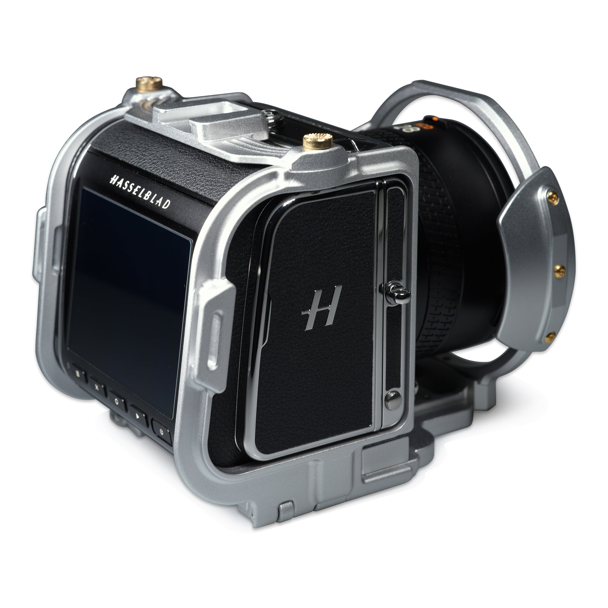 Lanhorse Camera Cage for Hasselblad 907x and Control Grip, Quick-Release CFV Digital Back, Optional Lens Protection Frame.