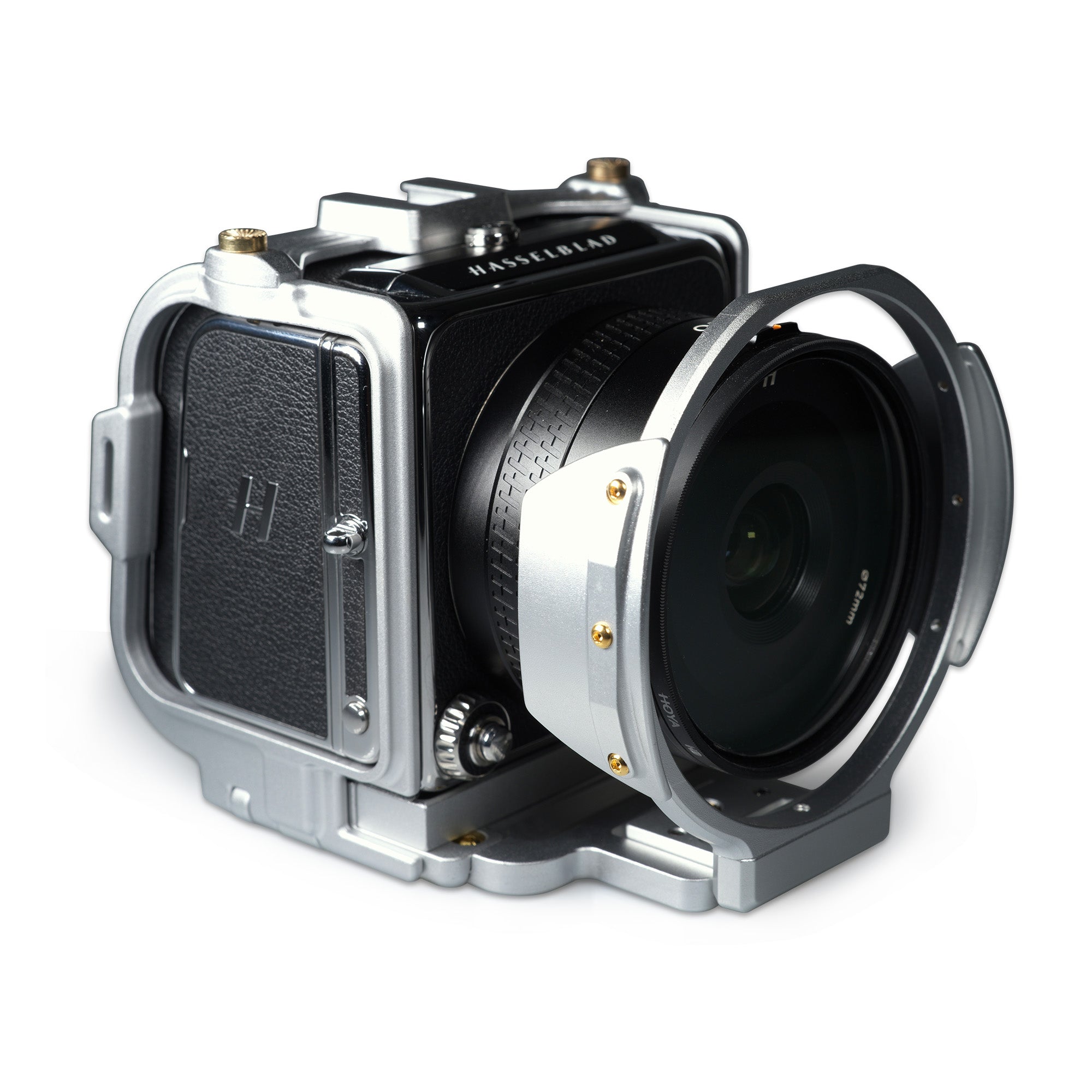Lanhorse Camera Cage for Hasselblad 907x and Control Grip, Quick-Release CFV Digital Back, Optional Lens Protection Frame.