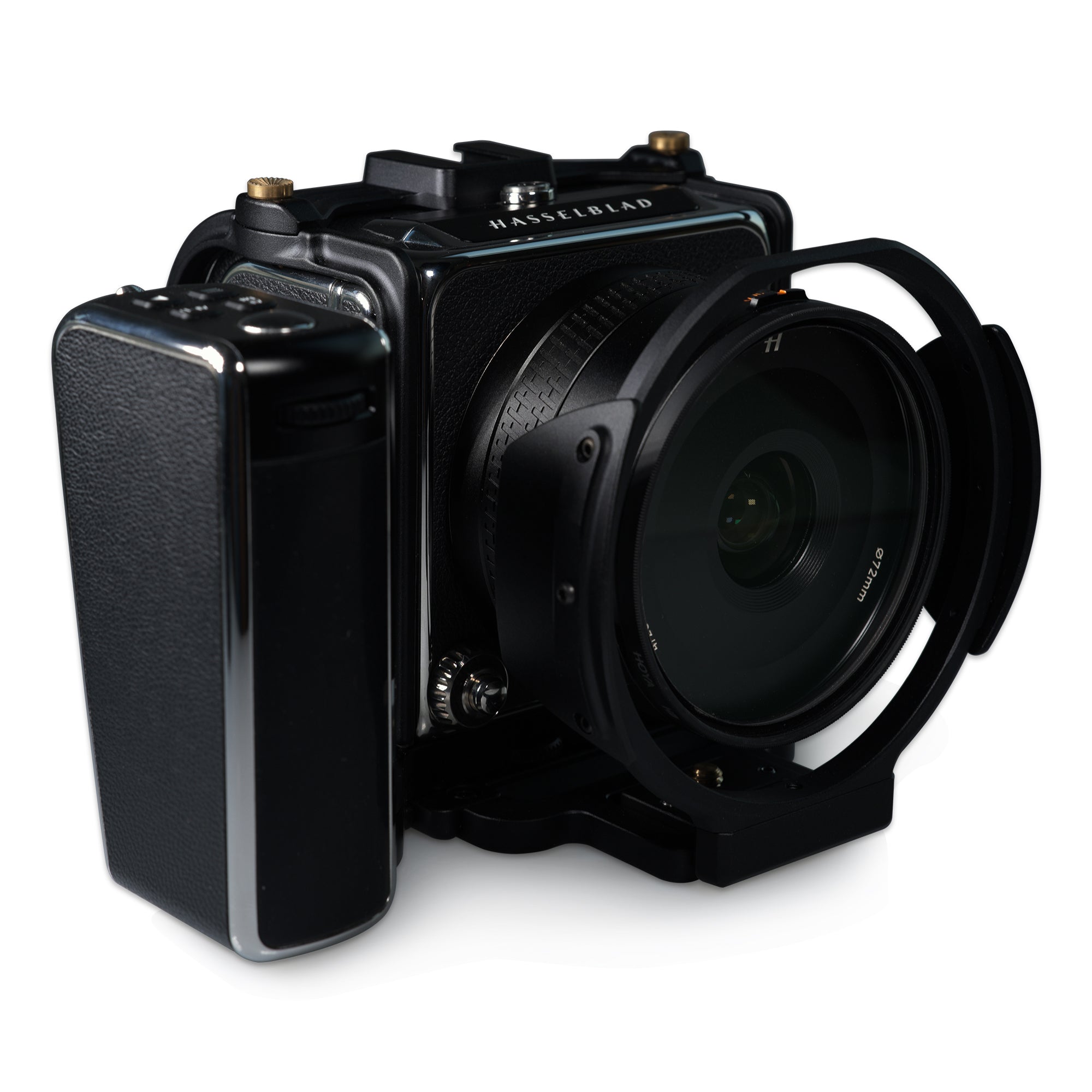 Lanhorse Camera Cage for Hasselblad 907x and Control Grip, Quick-Release CFV Digital Back, Optional Lens Protection Frame.