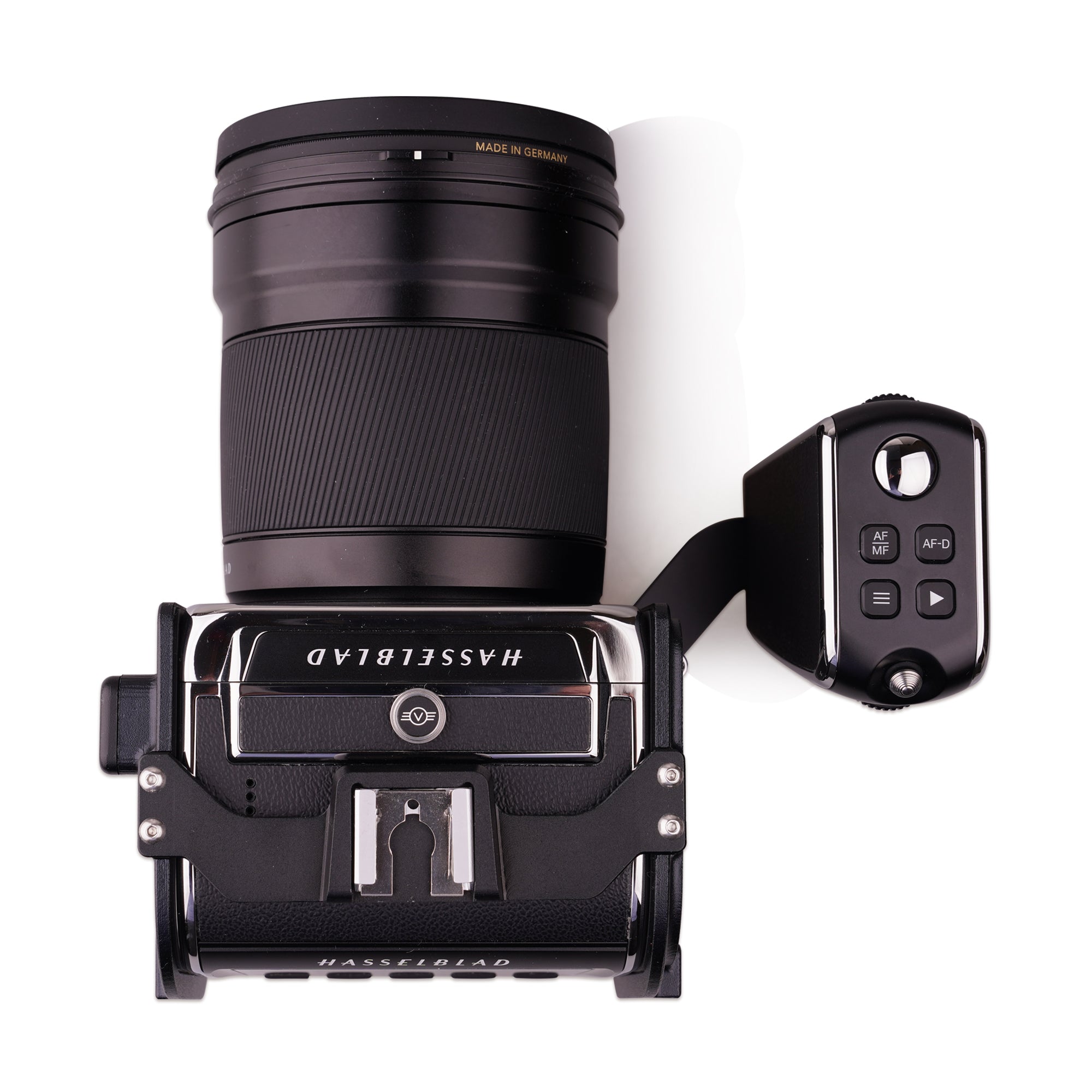 Lanhorse Camera Cage for Hasselblad 907x and Control Grip, Build-in Rosewood Hand Grip. 2nd Generation.