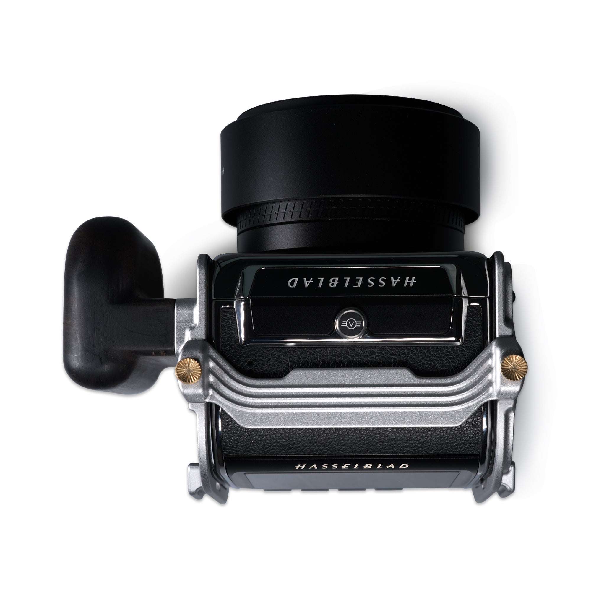 Lanhorse Camera Cage Compatible for Hasselblad 907x, Quick-Release CFV Digital Back, Optional Rosewood Hand Grip.