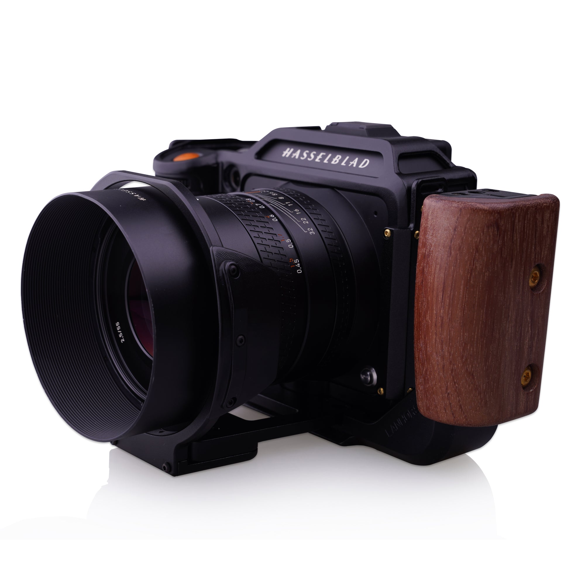 Lanhorse Modular Cage and Handgrip for Hasselblad X2D 100C, Lens Protector Frame Options.