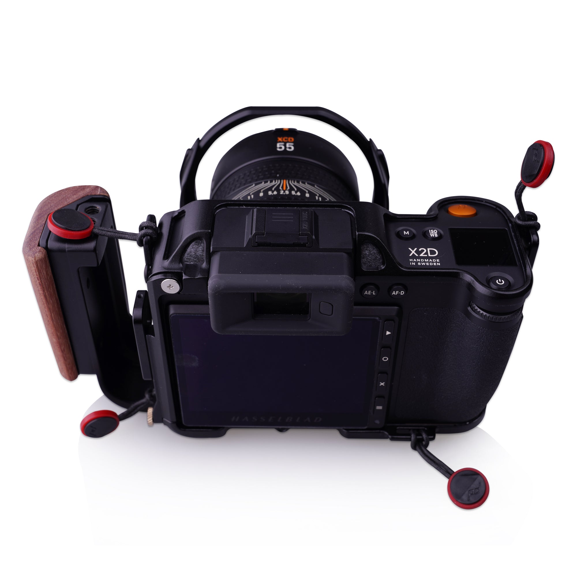 Lanhorse Modular Cage and Handgrip for Hasselblad X2D 100C, Lens Protector Frame Options.
