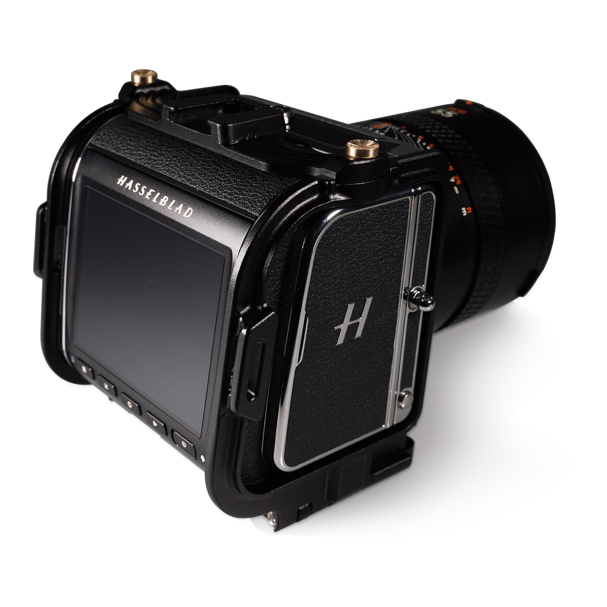 Lanhorse Camera Cage Compatible for Hasselblad 907x and Control Grip, Quick-Release CFV Digital Back, Optional Rosewood Hand Grip.