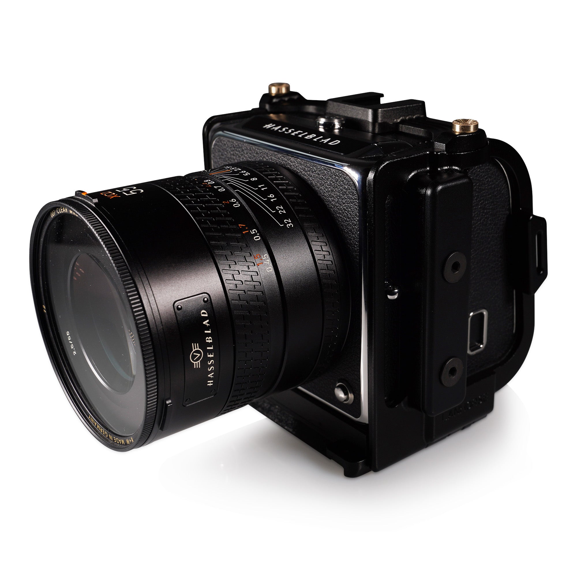 Lanhorse Camera Cage Compatible for Hasselblad 907x and Control Grip, Quick-Release CFV Digital Back, Optional Rosewood Hand Grip.