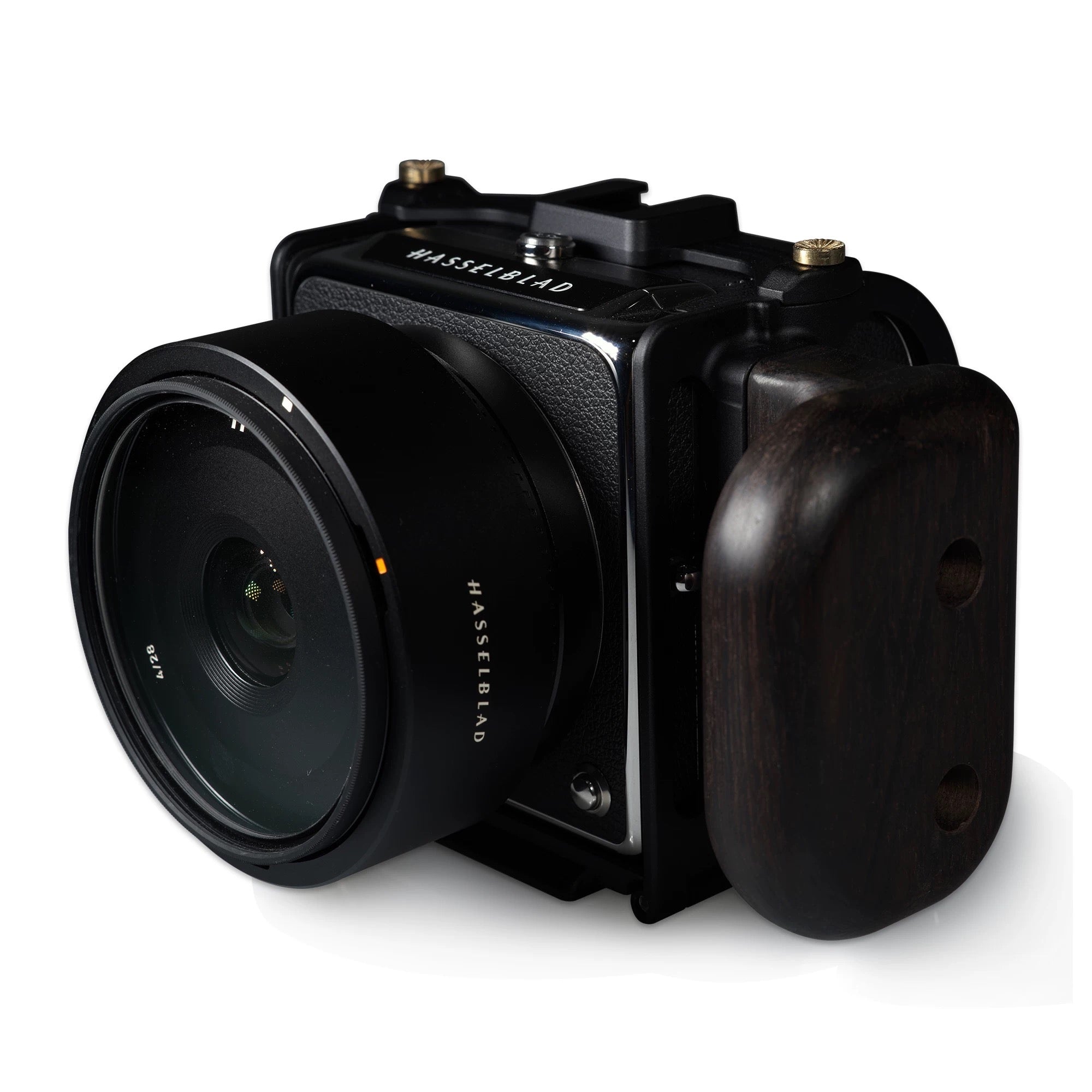 Lanhorse Camera Cage Compatible for Hasselblad 907x, Quick-Release CFV Digital Back, Optional Rosewood Hand Grip.