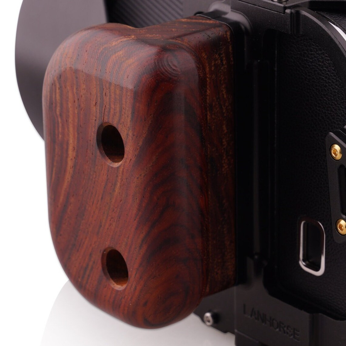 Lanhorse Rosewood Handle for Hasselblad 907X Camera Cage