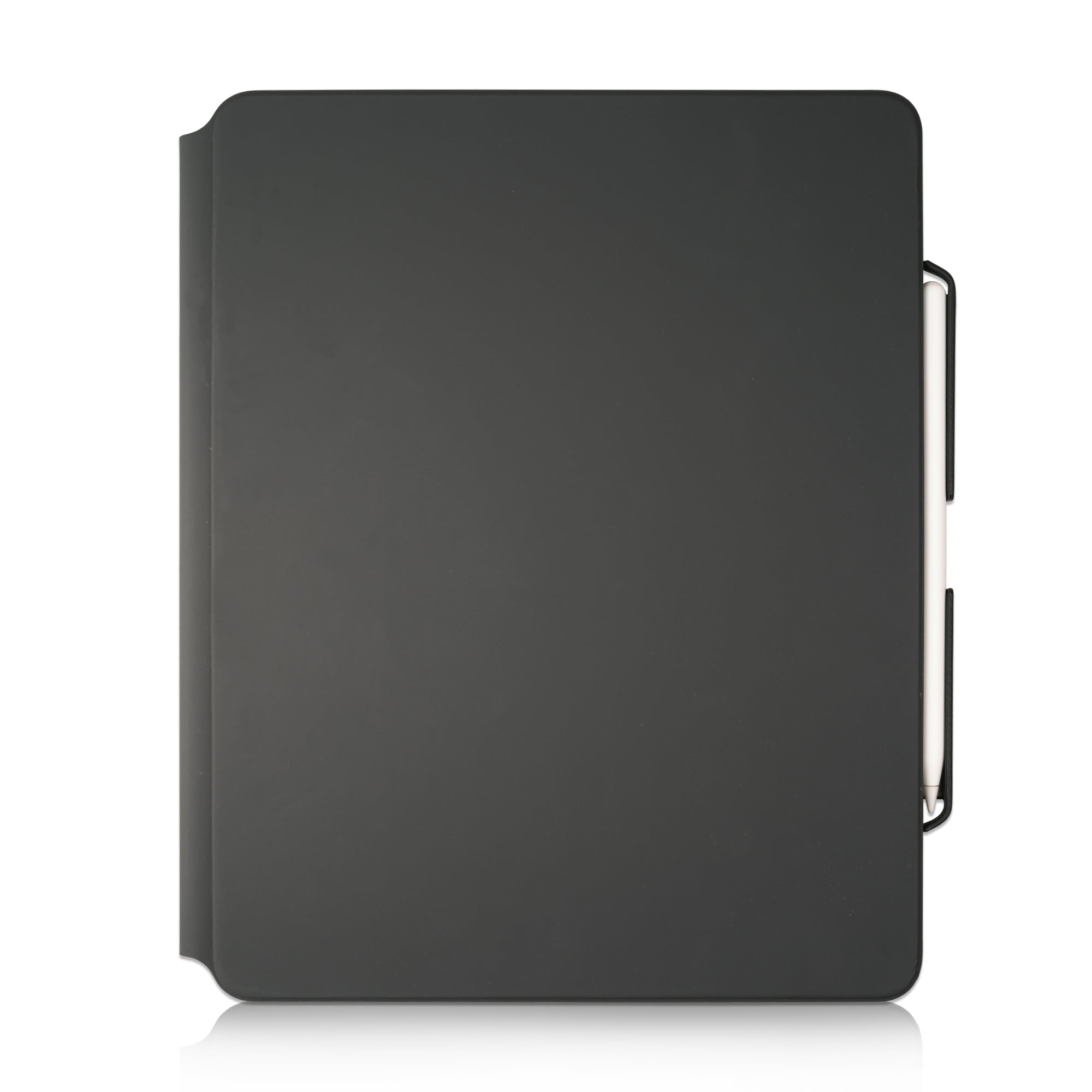 Lanhorse Pencil Holder for Apple Pencil, to be Used with Magic Keyboard, Handmade Ultra-Thin Steel Plate Plus Leather.