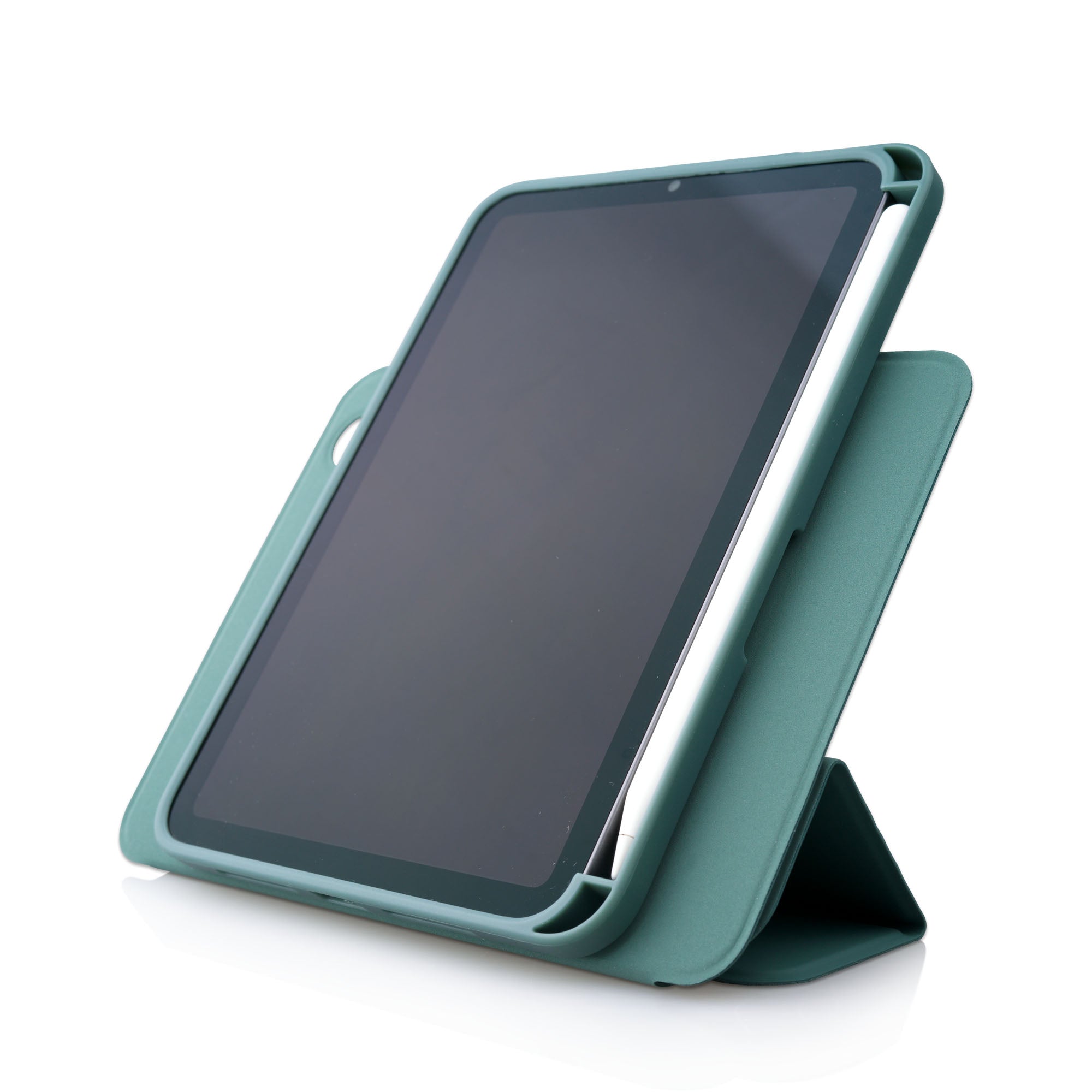 Lanhorse New iPad mini 6 case 8.3inch 2021 release, landscape and portrait viewing standing case.